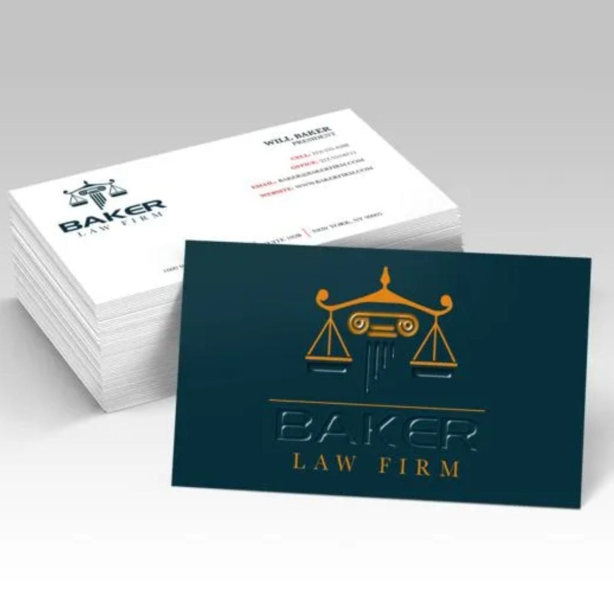 Raised Spot UV Business Cards