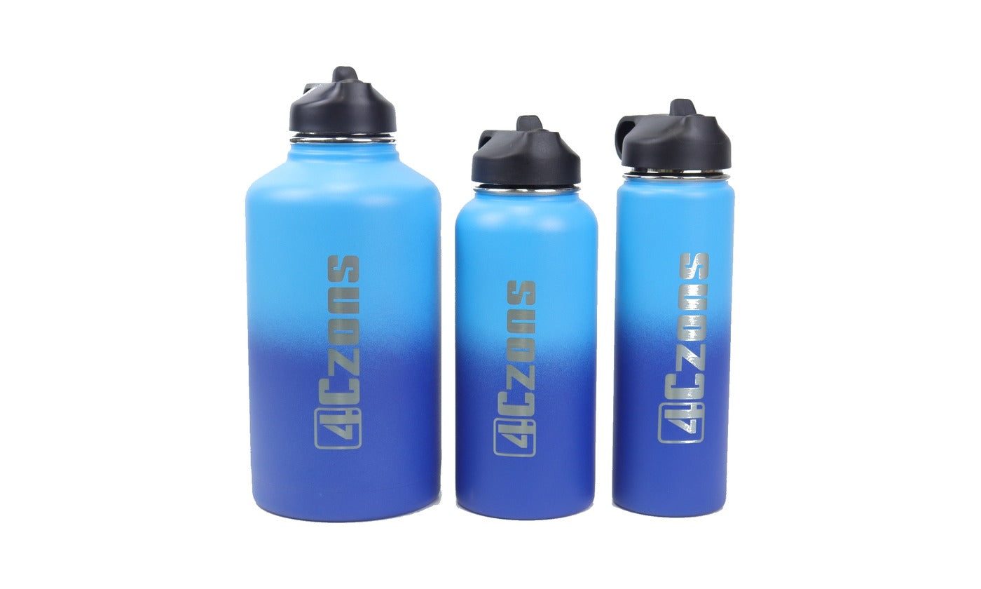 Blue 4CZONS bottles