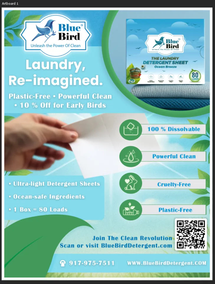 Blue Bird promotional advertisement