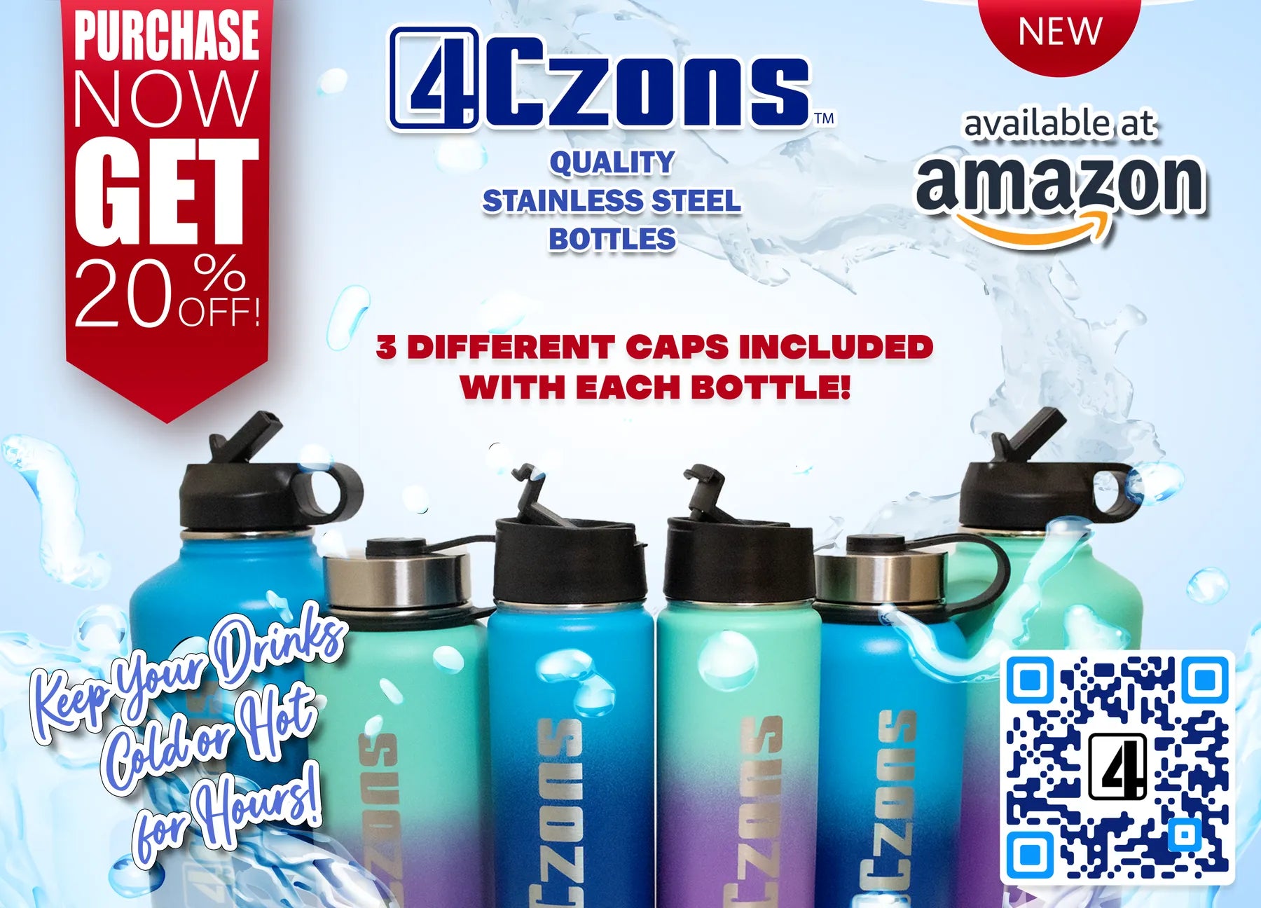 Stainless steel bottle sales campaign