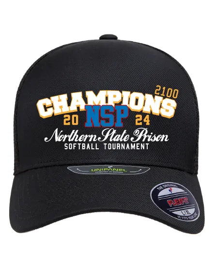 Embroidered champions cap