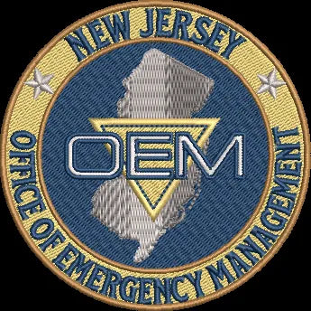 New Jersey OEM embroidered patch